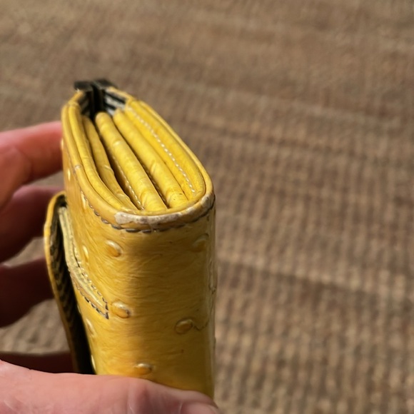 John Romaine Purse and Matching Wallet Yellow EUC - Picture 16 of 16